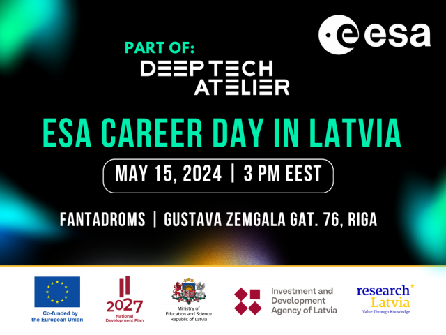 EVENT: ESA CAREER DAY IN LATVIA ON 15 MAY 2024
