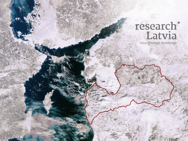 Have you ever wondered how Latvia looks from space in the winter?